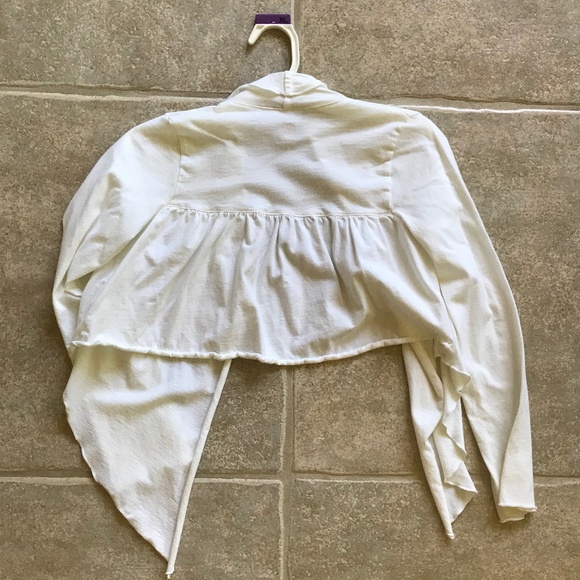 J. Khaki White Tie Sweater Women's Size Small - Picture 2 of 3